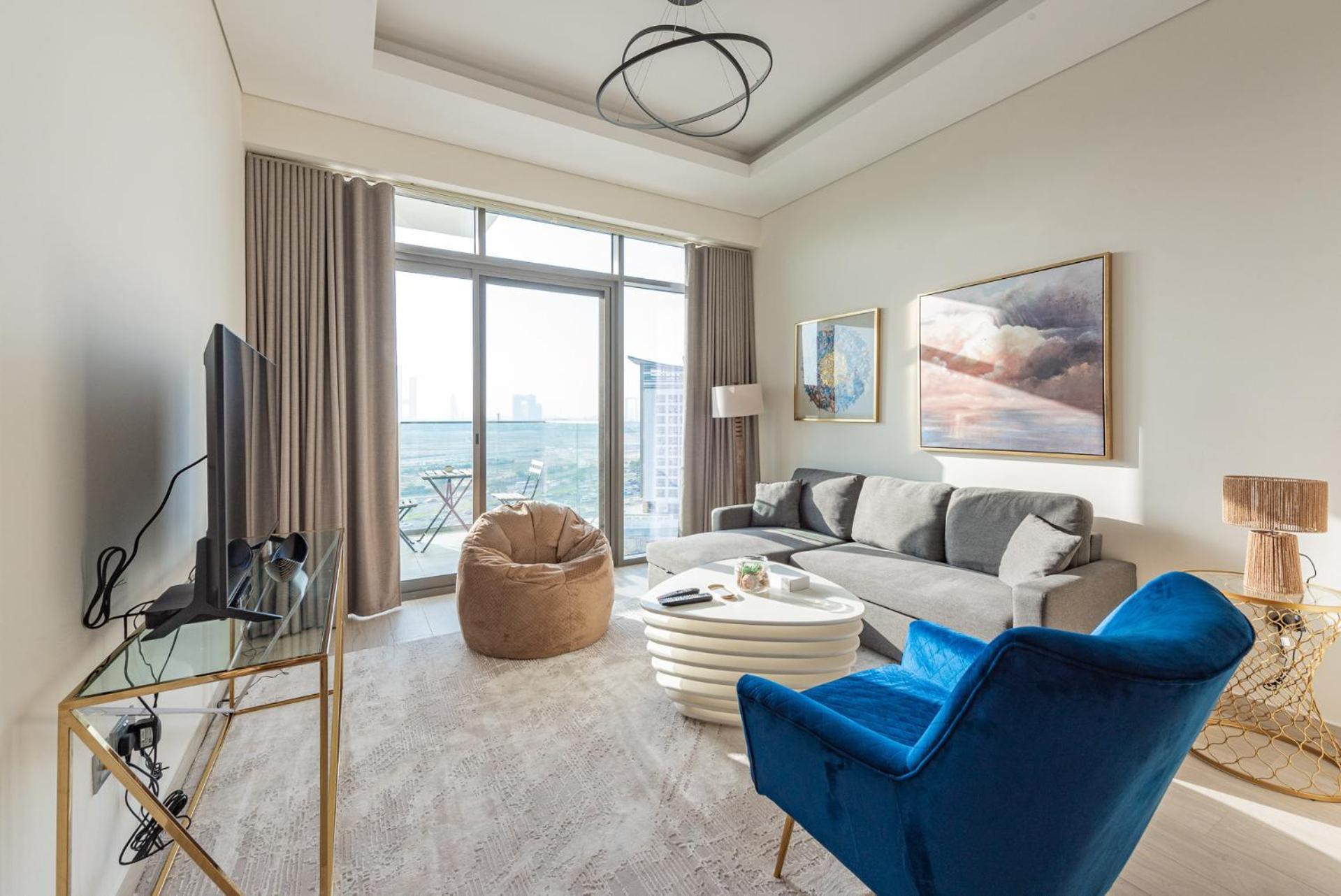 Cozy & Convenient 1Br Haven In Al Jaddaf Leilighet Dubai Eksteriør bilde
